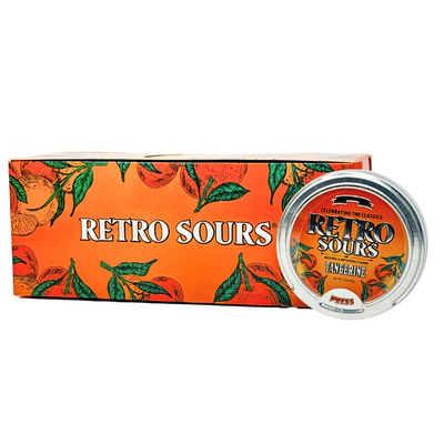 Iconic Retro Sours Tangerine Tin - 2.12ozv