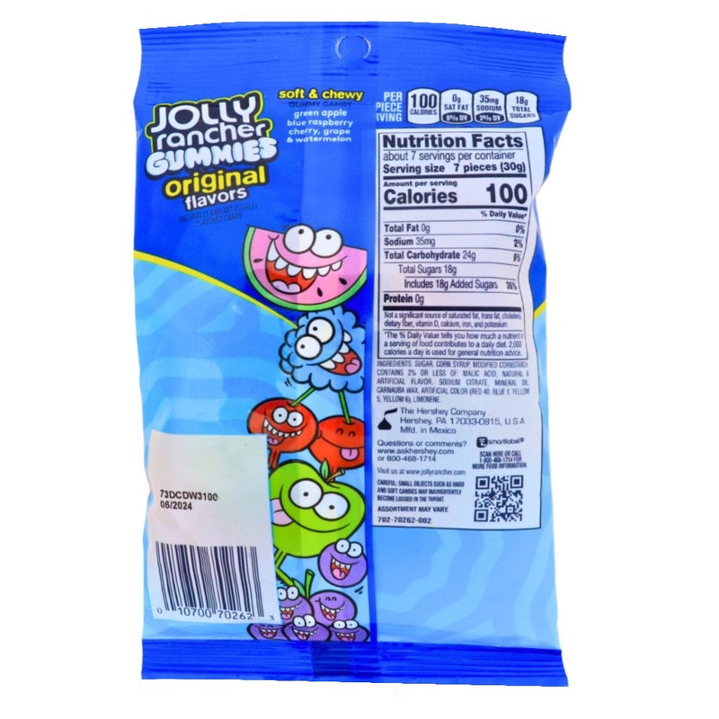 Jolly Rancher Gummies Original Flavours 7oz - 12 Pack