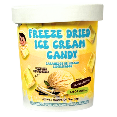 Josh Bosh Freeze Dried Vanilla Ice Cream - 1.75oz - 12 Pack