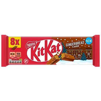 Kit Kat 2F Gingerbread 165.5g (UK) - 20 Pack