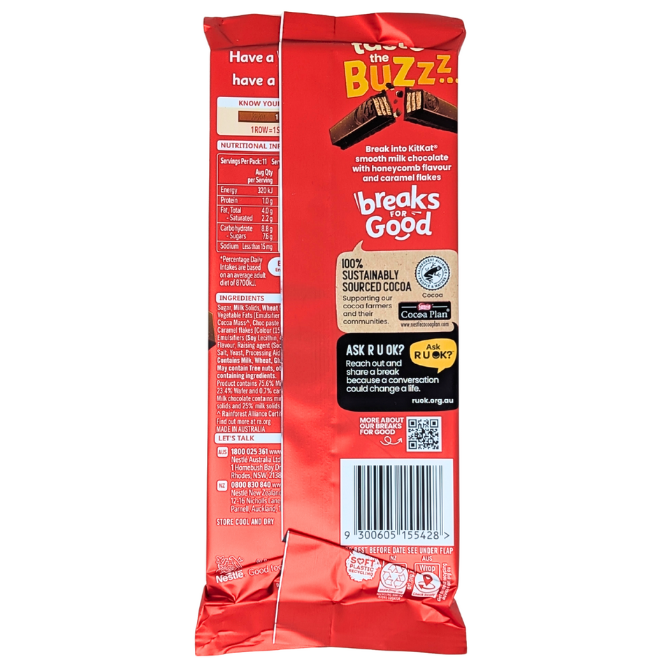 Kit Kat Honeycomb Buzz 160g (Australia) - 12 Pack