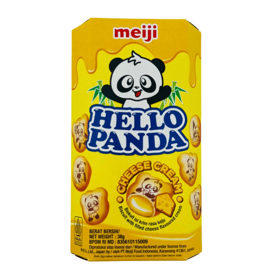 Meiji Hello Panda Cheese Cream Cookies 38g - 10 Pack