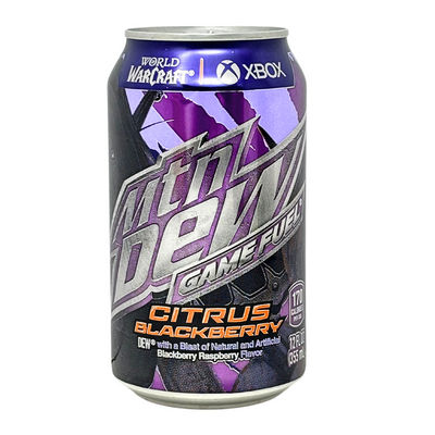 Mountain Dew Citrus Blackberry Game Fuel - 355mL - 12 Pack