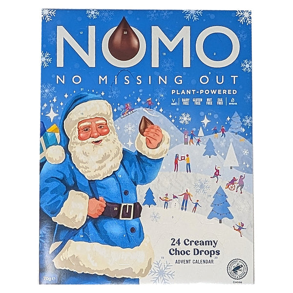 Nomo Creamy Choc Drops Advent 70g (UK) - 1 Pack