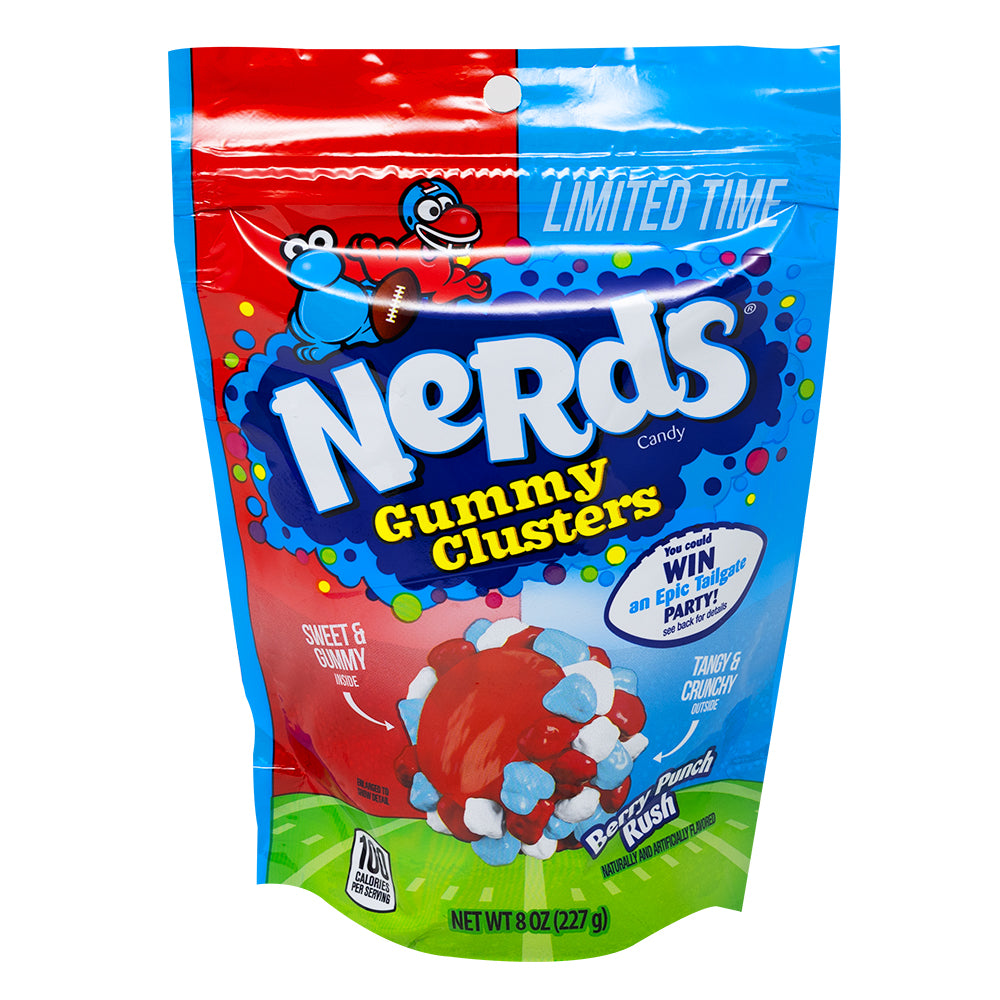 Nerds Gummy Clusters Berry Punch Rush 8oz - 10 Pack