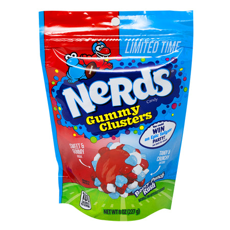 Nerds Gummy Clusters Berry Punch Rush 8oz - 10 Pack