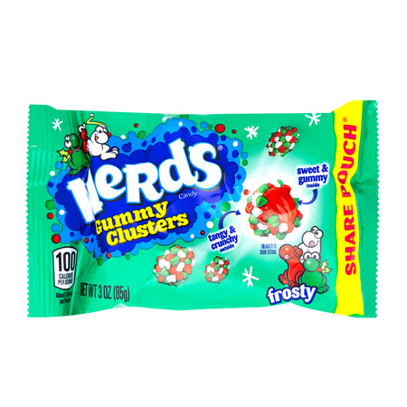 Nerds Frosty Holiday Clusters 3oz - 18 Pack