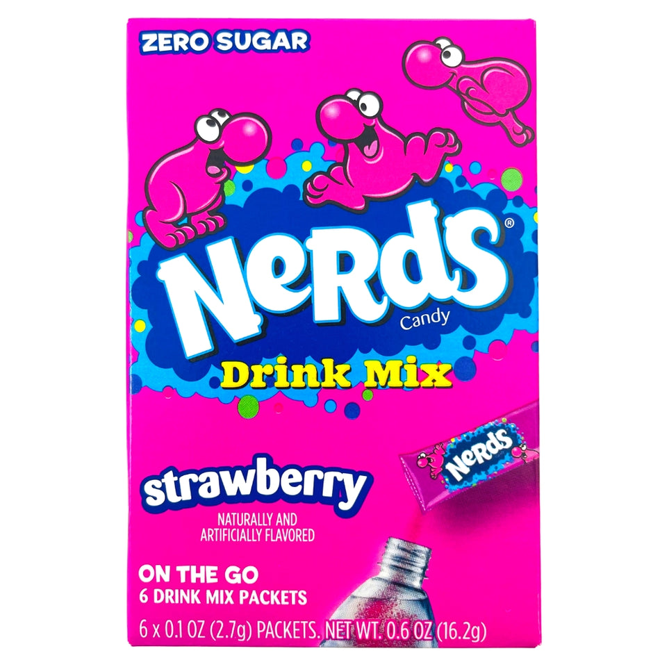 Nerds Strawberry Singles to Go 16.2g - 12 Pack