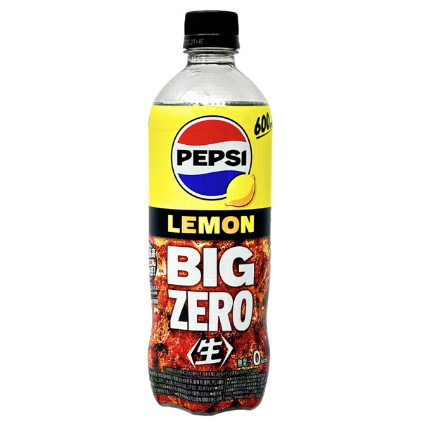 Pepsi Max Lemon Big Zero - 600mL - 24 Pack