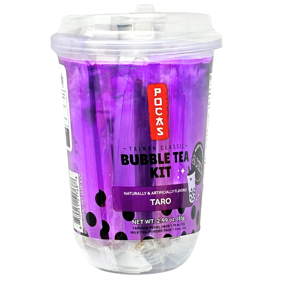 Pocas Popping Boba Kit Taro Single Cup - 2.99oz  - 12 Pack