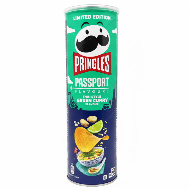 Pringles Passport Thai Style Green Curry 165g (UK)