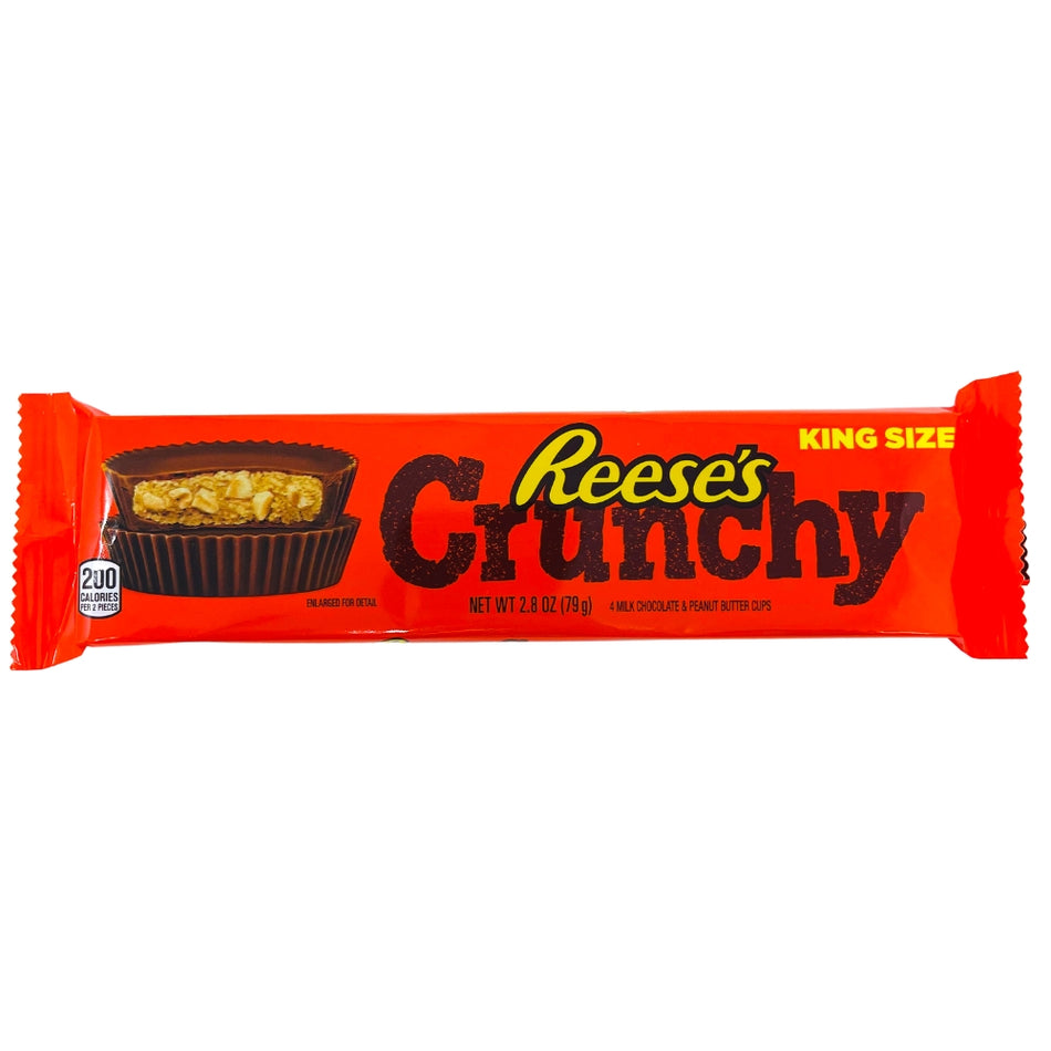 Reese's Crunchy Peanut Butter Cup King Size 2.8oz - 24 Pack