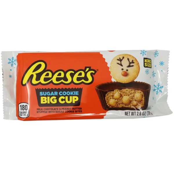 Reese's Sugar Cookie Big Cup King Size 2.6oz - 16 Pack