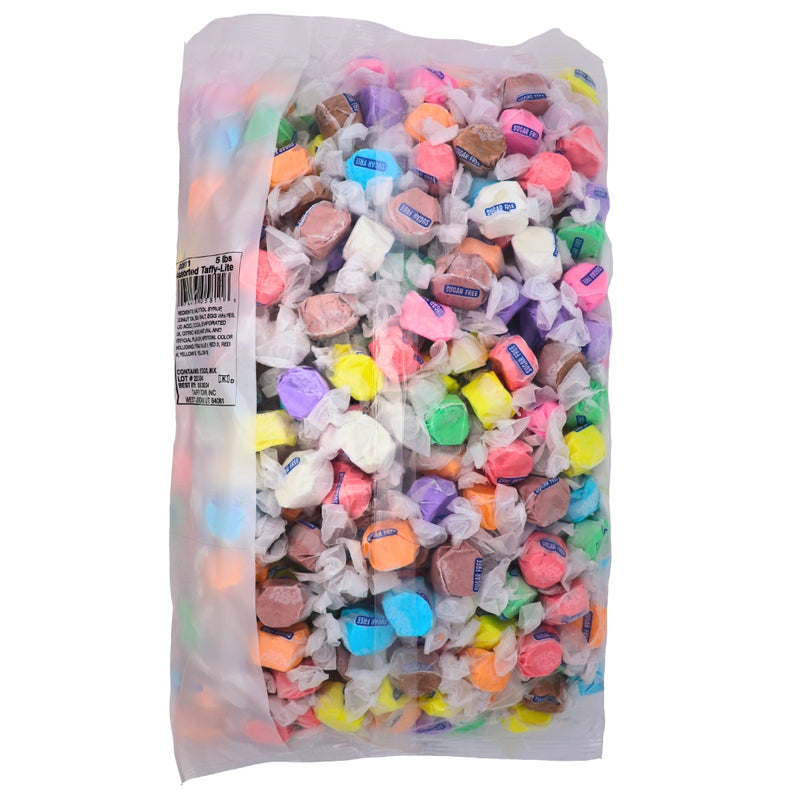 Salt Water Taffy Lite Sugar Free 5lb - 1 Bag Bulk Candy Canada Nutrient Facts Ingredients iWholesale Candy