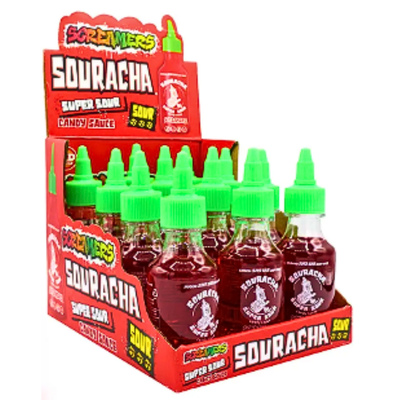 Screamers Souracha Super Sour Candy Sauce 90mL - 12 Pack