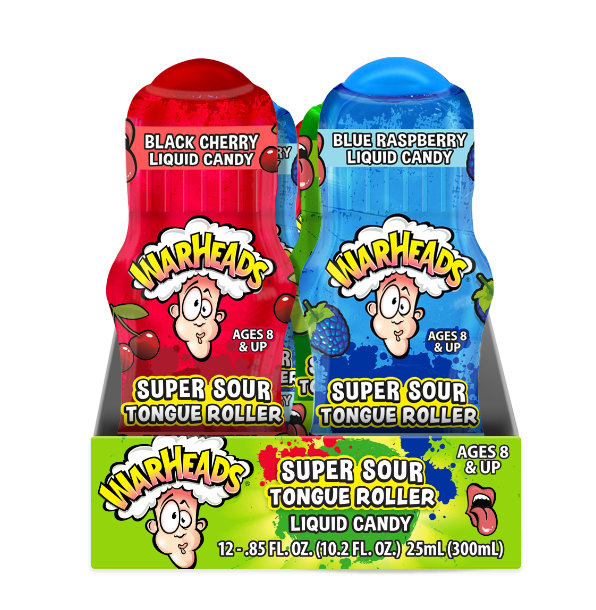 Warheads Super Sour Tongue Rollers .85oz - 12 Pack