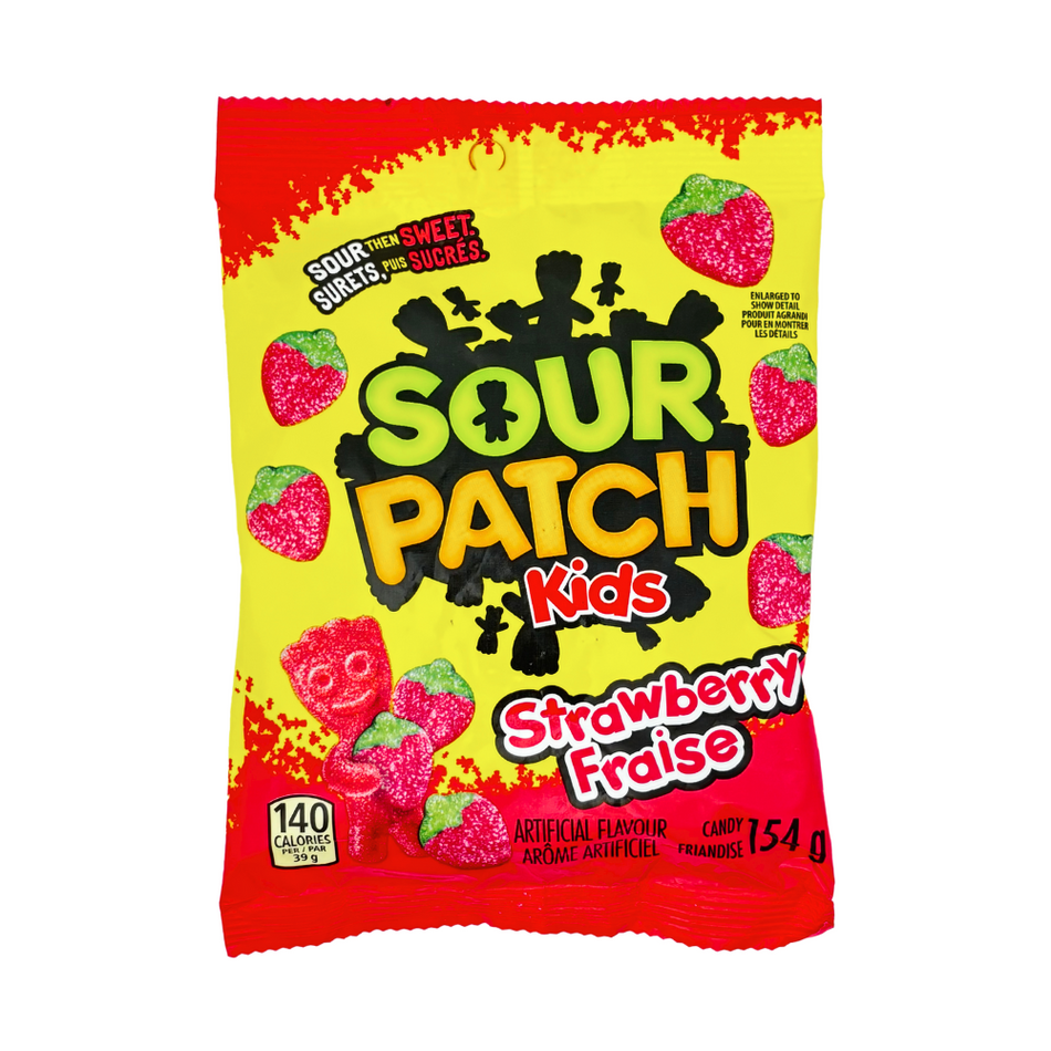 Sour Patch Kids Strawberry Candy 5.43oz - 12 Pack