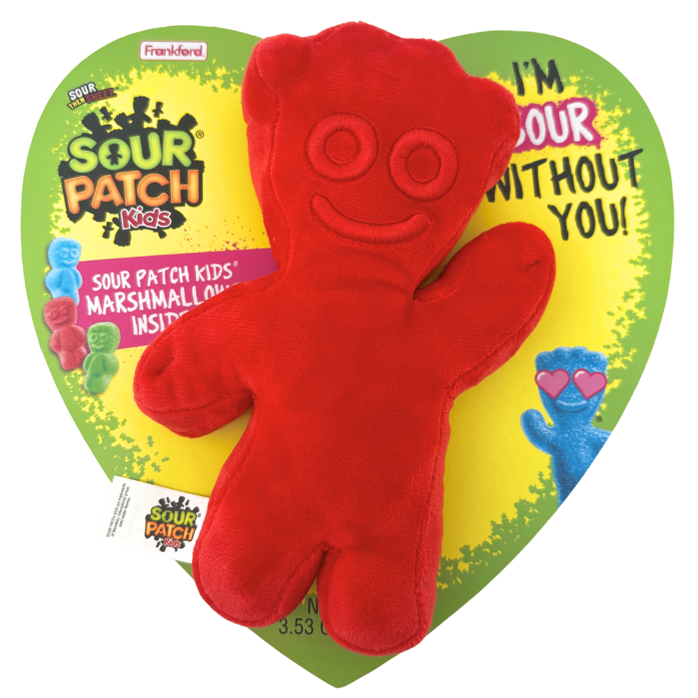 Sour Patch Kids Heart Box with Plush - 3.53oz