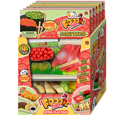 Squeezy Play Food Sushi Bento - 12 Piece