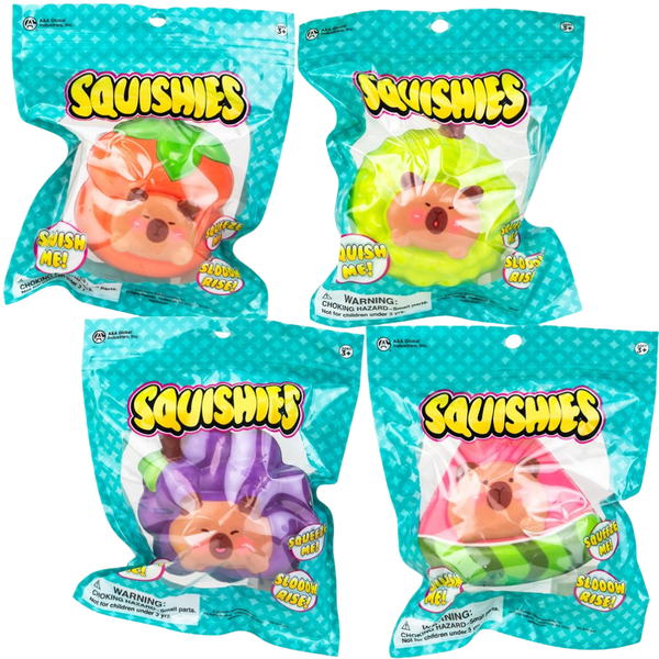 Squishies Capybara in Fruit - 12 Piece