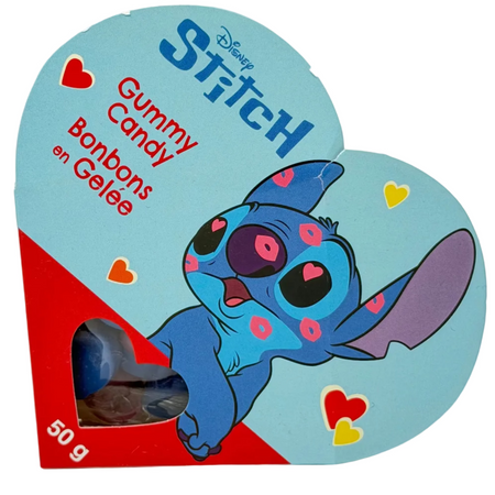 Stitch Heart Box Gummy Candy 50g - Blue Box