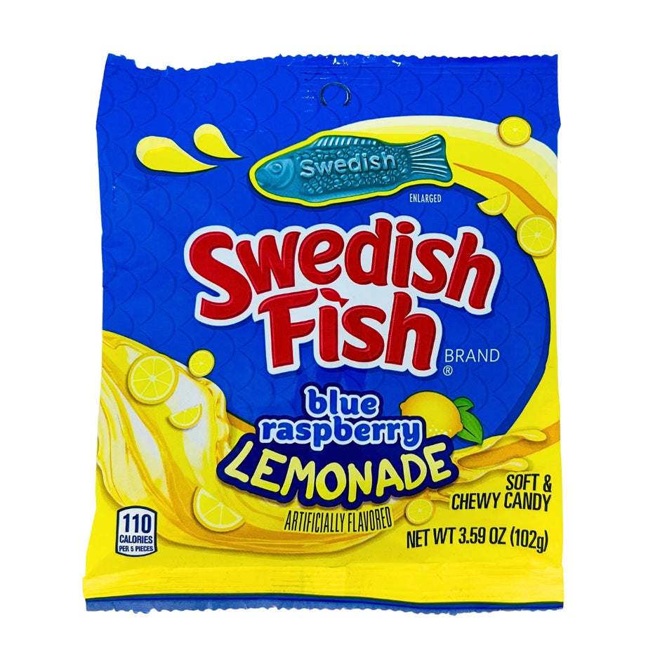 Swedish Fish Blue Raspberry Lemonade - 3.59oz-Nutrition Facts- iwholesalecandy.jpg