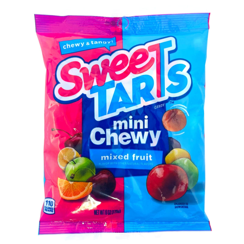 Sweetarts Mini Chewy Peg Bag 6oz - 12 Pack