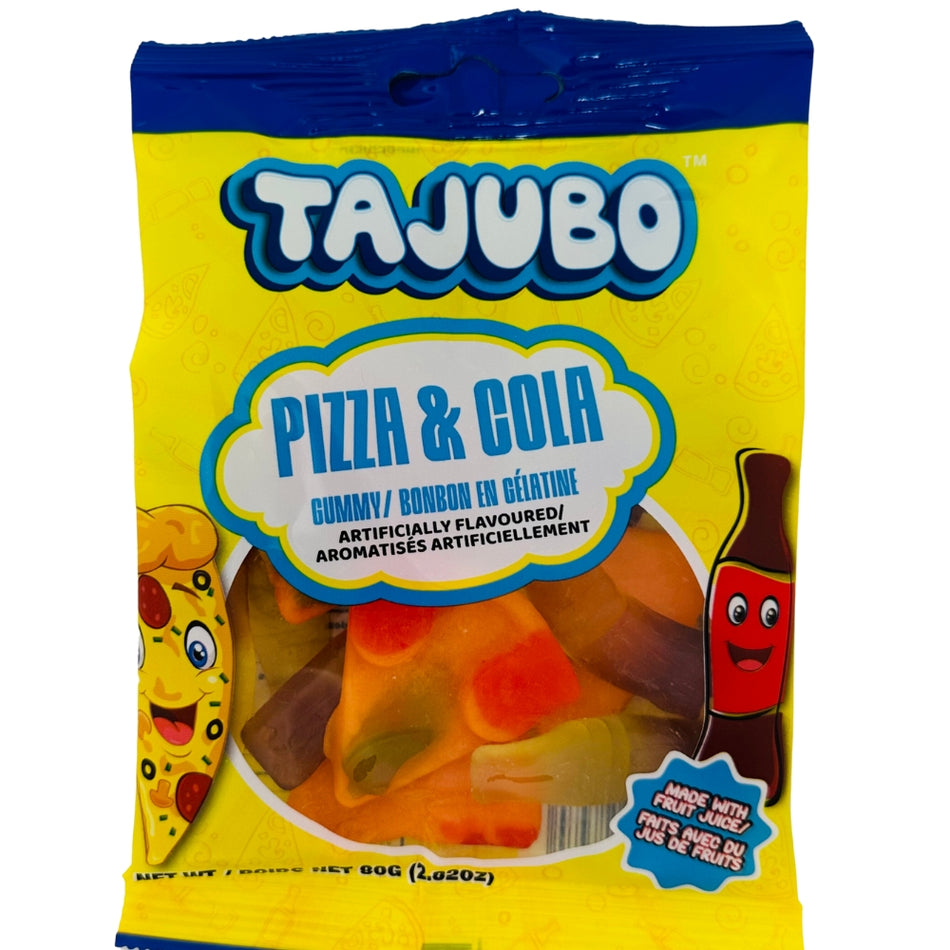 Tajubo Gummy Pizza & Cola 80g - 12 Pack - Gummies - Gummy Candy - Candy Store - Wholesale Candy