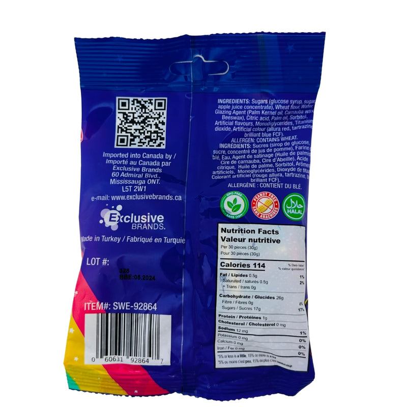 Tajubo String Rainbow 80g - 12 Pack Nutrition Facts Ingredients