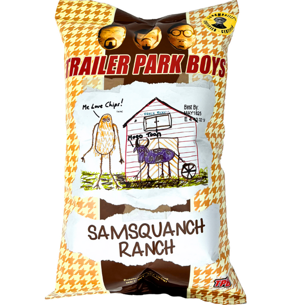Trailer Park Boys Potato Chips Samsquanch Ranch - 3oz - 24 Pack