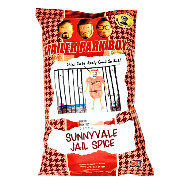 Trailer Park Boys Potato Chips Sunnyvale Jail Spice - 3oz - 24 Pack