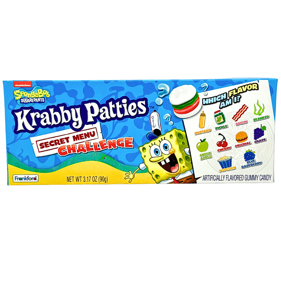 Krabby Patties Secret Menu Challenge 3.17oz - 9 Pack