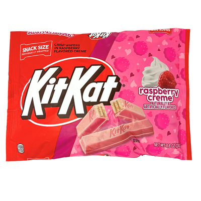 Valentine's Edition Kit Kat Raspberry and Cream Miniatures 8.8oz - 1 Bag