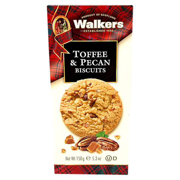 Walkers Toffee & Pecan Biscuits 150g (UK) - 1 Pack