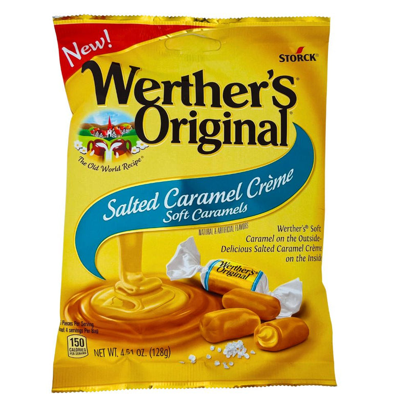 Werther's Original - Salted Creme Soft Caramels 4.5oz - 12 Pack