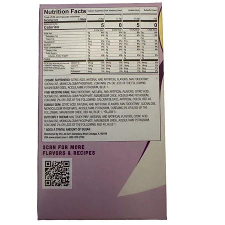 Wyler's Light Singles To Go Drink Mix Cosmic Variety Pack (20 Pieces) Ingredients