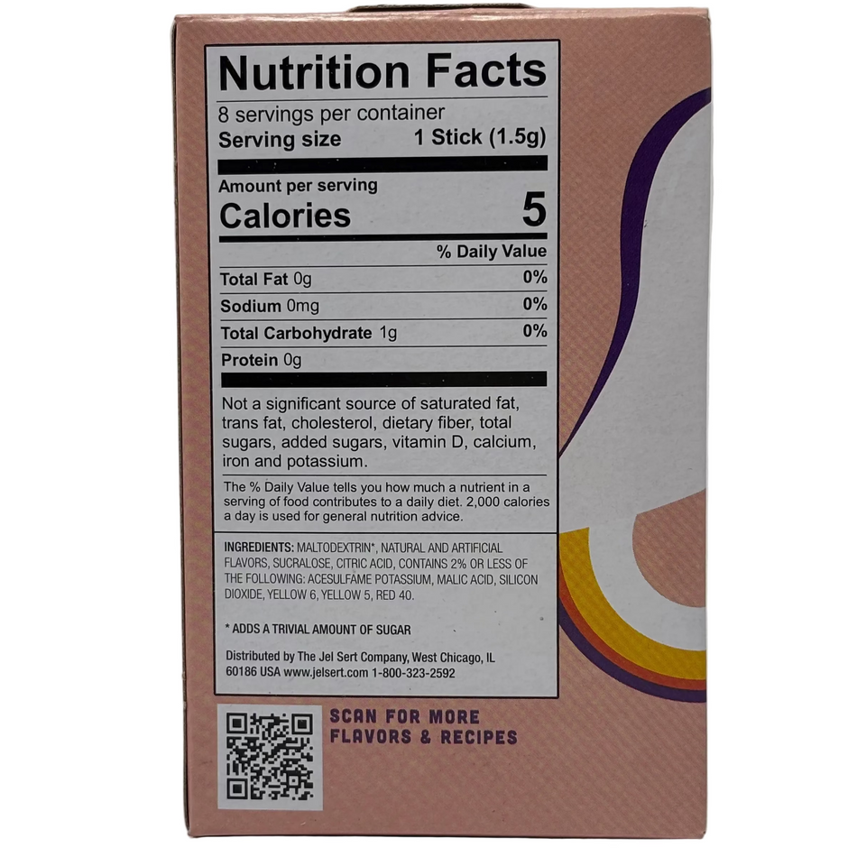 Wyler's Light Singles To Go Drink Mix Peach Ring Ingredients