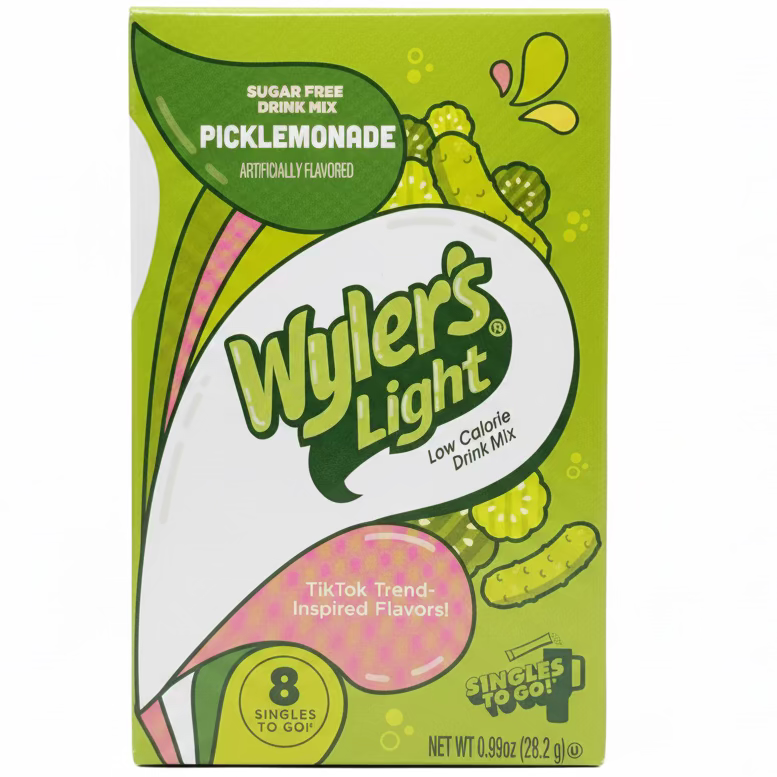 Wyler's Light Singles To Go Drink Mix Picklemonade - 12 Pack