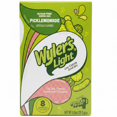 Wyler's Light Singles To Go Drink Mix Picklemonade - 12 Pack