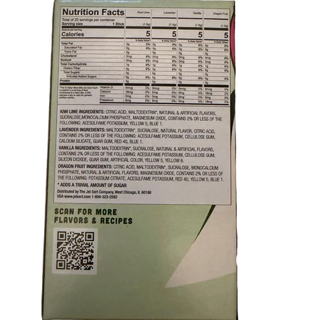 Wyler's Light Singles To Go Drink Mix Tropical Variety Pack (20 Pieces) - 6 Pack Ingredients