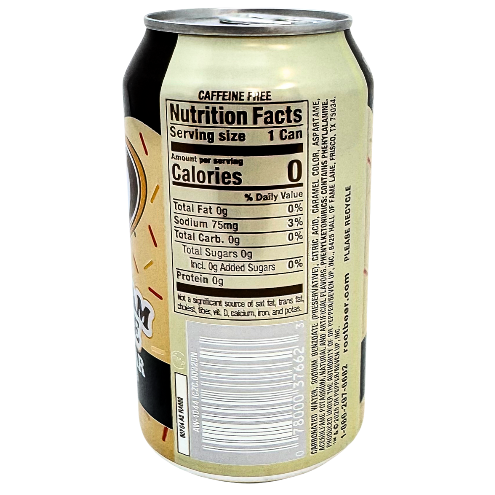 A&W Ice Cream Sundae Soda Zero Sugar 355mL - 12 Can