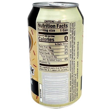 A&W Ice Cream Sundae Soda Zero Sugar 355mL - 12 Can