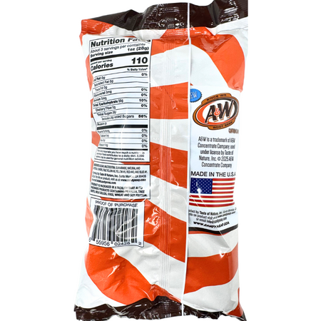 A&W Root Beer Cotton Candy 3.1oz - 12 Pack