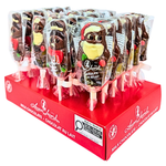 Christmas Belgian Milk Chocolate Christmas Lollipops 25g - 24 Pack