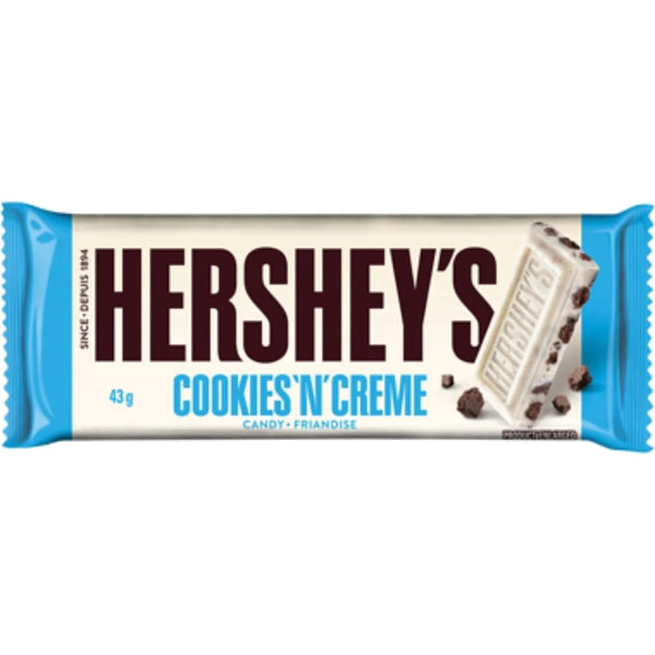 Hershey's Cookies N Creme Chocolate Bars - 36 Pack