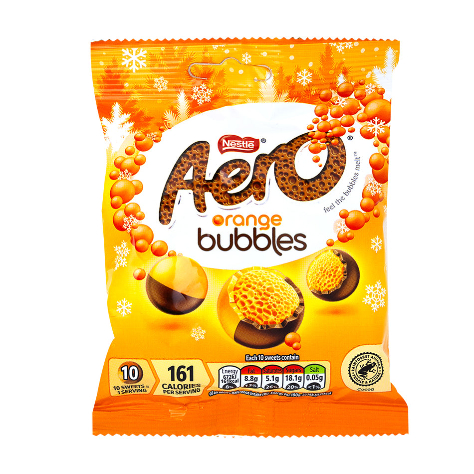 Aero Bubbles Orange Pouch (UK) 70g - 12 Pack