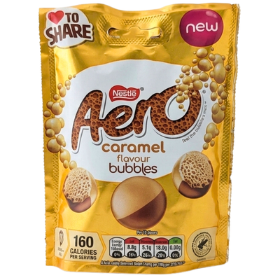 Aero Caramel Bubbles 92g (UK) - 8 Pack