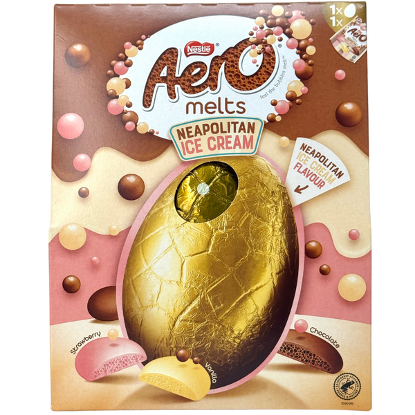 Aero Melts Neapolitan Giant Egg 236g (UK) - 1 Box