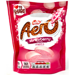 Aero Strawberry Melts Pouch  86g (UK) - 8 Pouch