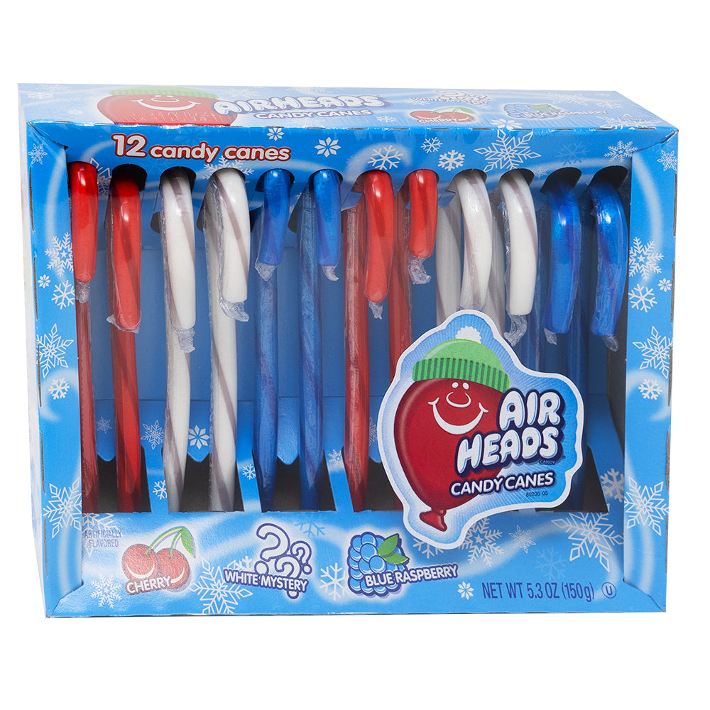 Airheads Candy Canes 12 Pieces - 12 Pack